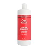 Wella Professionals Invigo Color Brilliance Balsamo - Conditioner Illuminante e Protettivo per Luminosità Intensa del Colore - Ideale per Capelli Spessi e Grossi, 1L