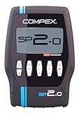 Compex SP 2.0 Elettrostimolatore, Nero con Banda Azzurra