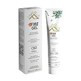 Fawerlus Fire Gel Crema Muscoli Lenitiva Sportiva Riscaldante 1000mg CBD Cannabidiolo, Artiglio del Diavolo, Arnica, Olio Canapa 100ml