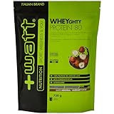 Wheyghty Protein 80 - Integratore a Base di Proteine del Latte all'80% - Formato: 750 g Doypack - Gusto: Nocciola